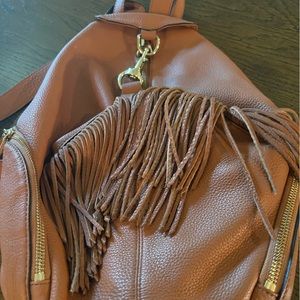 Saddle brown backpack